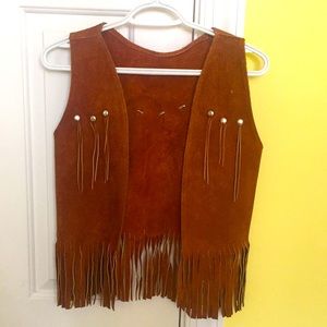 Vintage Suede Vest
